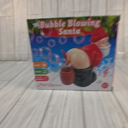 Funny christmas bubble blowing - bubble,