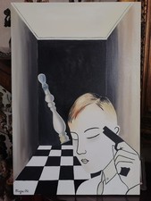 Rene Magritte oil painting