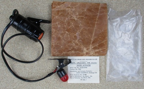 Unused 1956 british lifejacket - british,