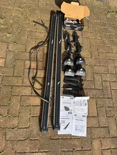 2 x Thule Slide Bars  Roof Bars T-track Adapter 753 rapid system Foot Pack 
