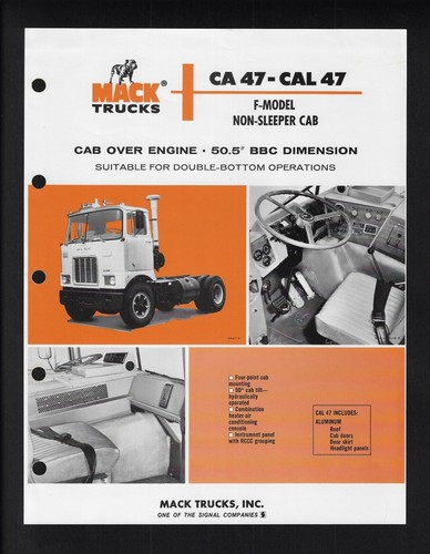 Mack trucks cal - trucks, 47-cal