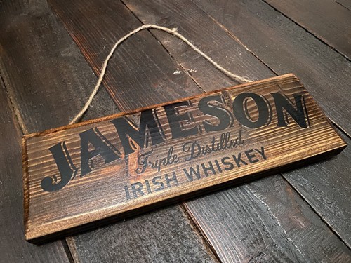 Jameson wooden sign hand - wooden,