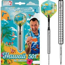 Legend Wayne Mardle Darts | Steel Tip | Hawaii 501 | Natural | Multiple Weights.