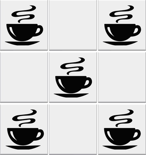 Kitchen tile stickers coffee - kitchen,