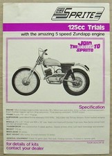 SPRITE 125cc Trials Motorcycle