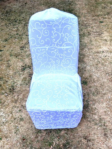 White catering chair - white,