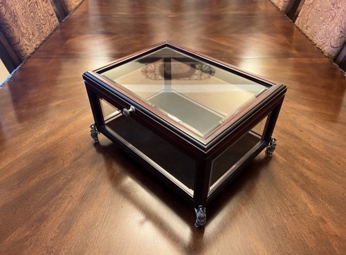 Bombay glass paneled wood - glass,
