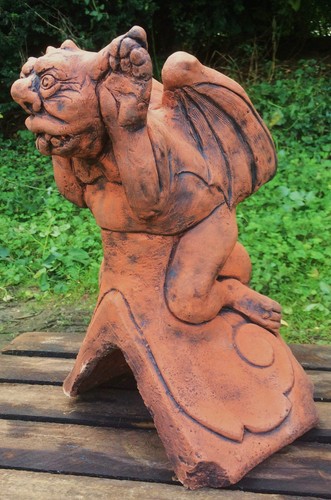 Cheeky tongue gargoyle - cheeky,