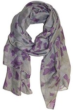 New Butterfly Print Scarf – Ladies Shawl/Wrap/Sarong – Perfect Christmas Gift