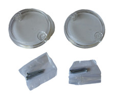 SET OF 2 CLEAR Indicator Lens For Royal Enfield Classic Bullet 350/500cc