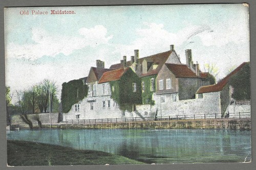 Vintage postcard old palace - postcard,