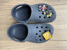 Boys navy crocs size 10