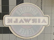 Airwalk Shoes - Vintage Skate Shop Window Sticker Sold Here Dealer - Large