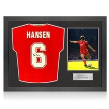 Alan Hansen Back Signed