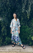 Zara Floral Kimono Wrap Dress