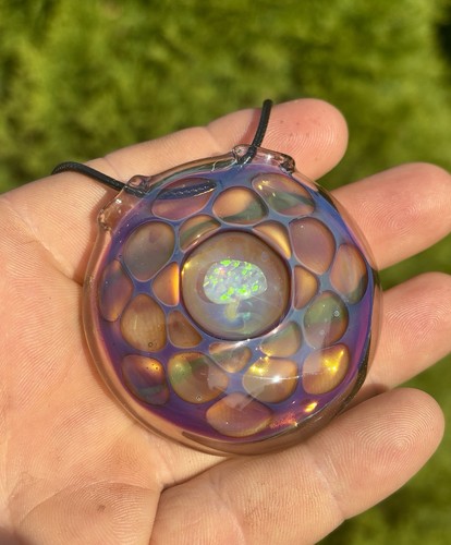 Opal heady glass - , pendant