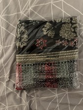 Black Embroidered Two-Piece