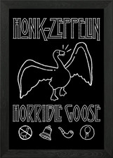 Honk Horrible Goose Framed