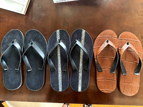 Toe hold flip flop set - toe, of