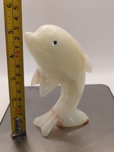 Vintage hand carved onyx - carved,
