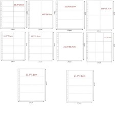 PP Photo Album Refill Pages