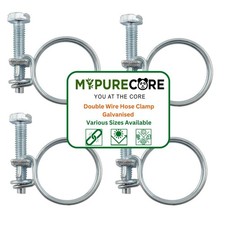 Double Wire Hose Clips Screw