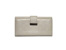 GUCCI White　Wallet 　212089