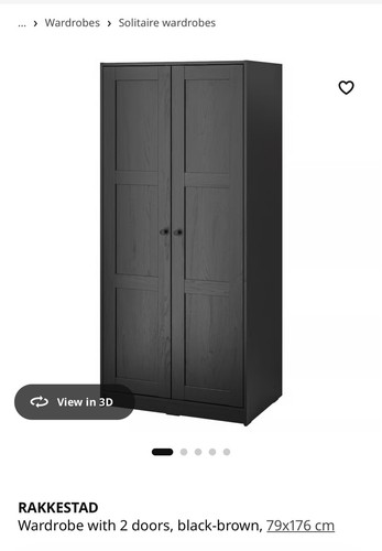 Ikea rakkestad wardrobe with - rakkestad, 2