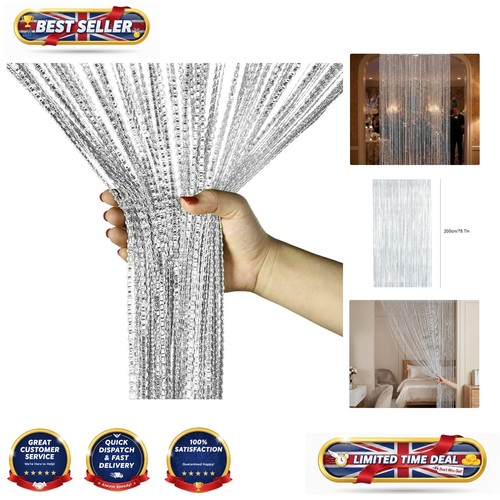 Glittering retro string door - glittering,