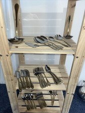 42 Piece International Royal Bead Gold Stainless Steel Cutlery Set