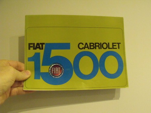 Fiat 1500 convertible - fiat, roadster