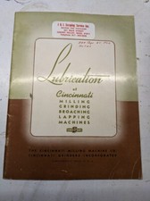 CINCINNATI LUBRICATION MILLING
