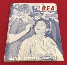 Vintage BEA British European Airways Magazine No.75 1955