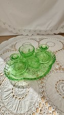 Vintage Sowerby Green Pressed