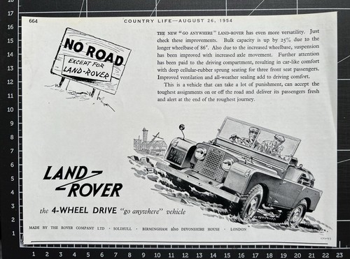 Land rover 1954 cutting - -,