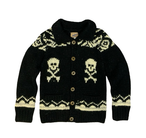 Ladies skull crossbones wool - crossbones,