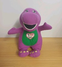 Barney The Dinosaur Singing I Love You Song Soft Toy Plush 2007