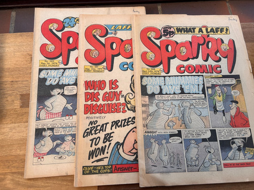 Lot sparky comics - 3,