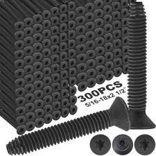 300 Pcs 200 Pack 5/16-18x3''