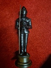 Miniature Blackened Suit Of Armour 28cm Tall