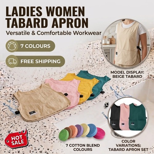 Ladies women tabard - ladies, apron