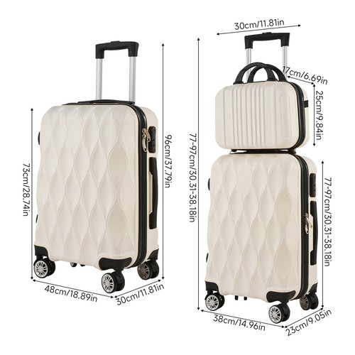 Set suitcase abs hard - set,