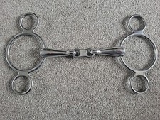 Sheldon 2 Ring French Link Dutch Gag 12.5cm (5inch)