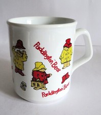 Paddington Bear Mug 1989 Original Vintage Rainbow Designs Excellent