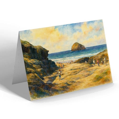 Notelet gull rock - notelet,