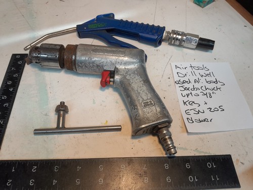 Pistol grip air - drill, made