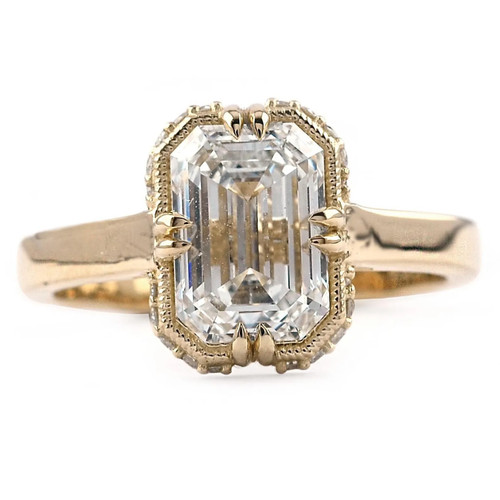 Carat emerald cut lab grown - lab,