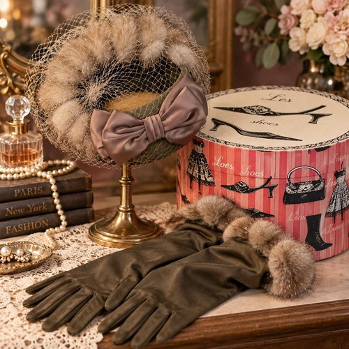 Vintage 1950s 60s - ladies, fur