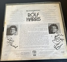 AUTOGRAPHED Rolf Harris Vinyl
