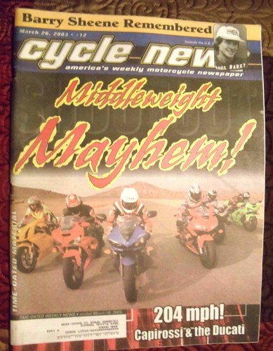 Cycle news march - cycle, 2003